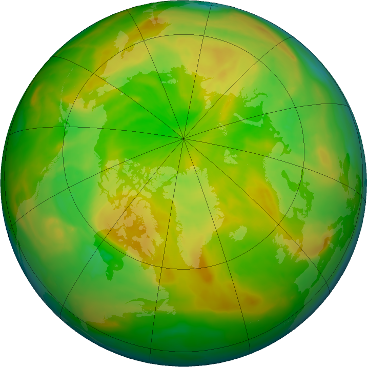 Arctic ozone map for 23 May 2016